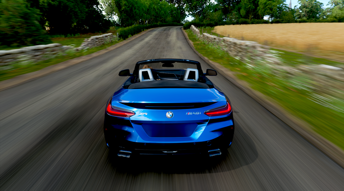 car, BMW Z4, blue cars, BMW, Forza Horizon 4