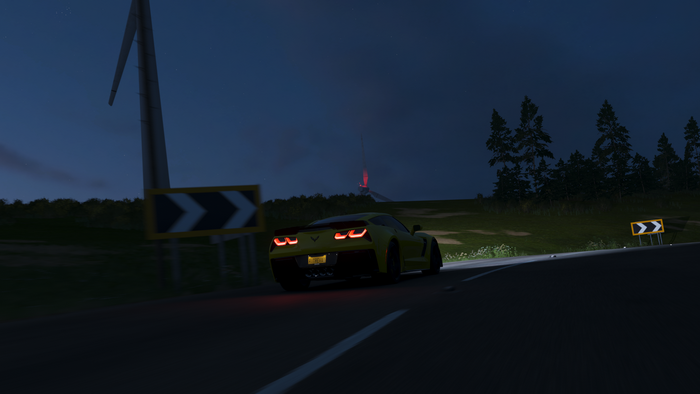 screen shot, car, Corvette zr1, dark, Forza Horizon 4, video games, vehicle, Corvette