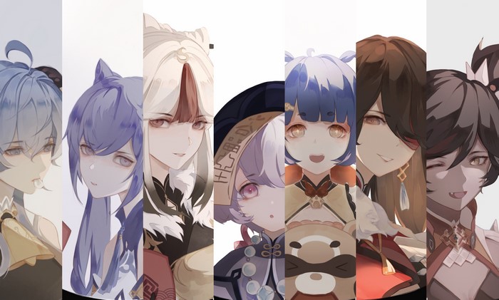 4K Genshin Impact Character Art Collection