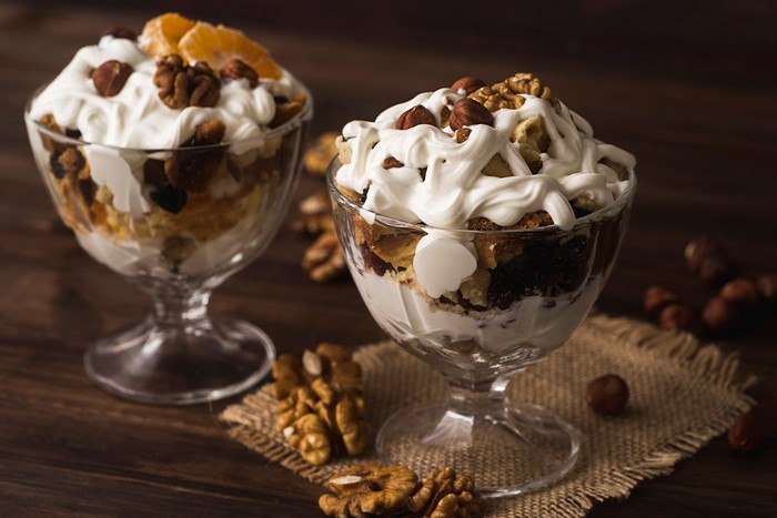 nuts, dessert, food, sweets