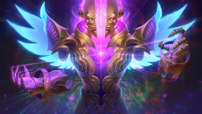 Jon Neimeister, robot, Agni (Smite), Smite, neon
