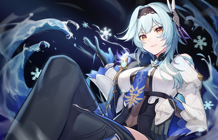 anime girls, Genshin Impact, Eula (Genshin Impact)