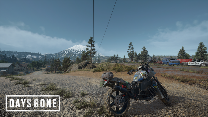 video games, screen shot, Days Gone, motorcycle