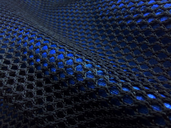 macro, net, blue