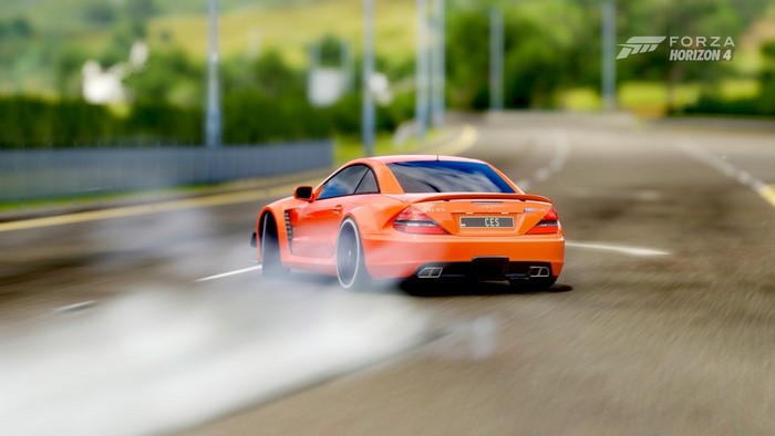 screen shot, Forza Horizon 4, Forza, Mercedes-Benz SL65 AMG, video games, car