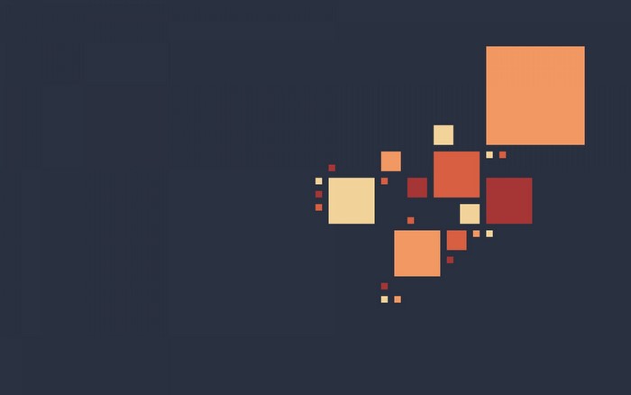 Minimalist abstract squares pattern
