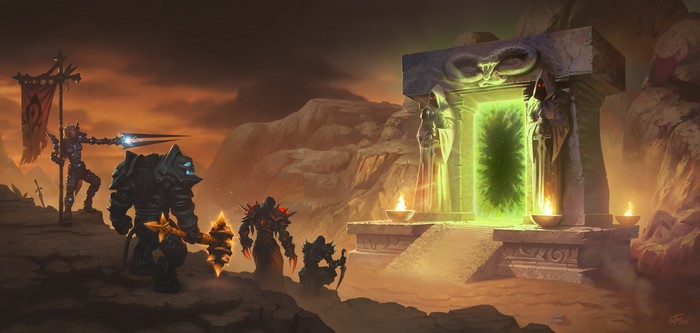 4K World of Warcraft The Burning Crusade Dark Portal