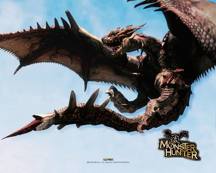 Game CG, 2004 (Year), video games, creature, Monster Hunter