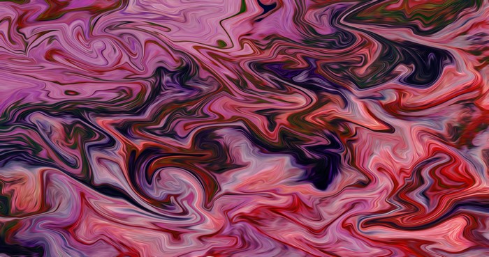 4K, artwork, shapes, red, fluid, abstract, liquid, ArtStation, paint brushes, brush, XEBELION, colorful