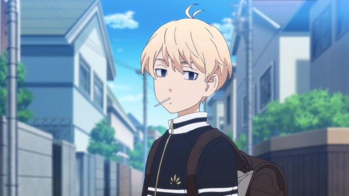 blue eyes, blonde, Manjiro Sano, Tokyo Revengers, urban, anime, anime boys