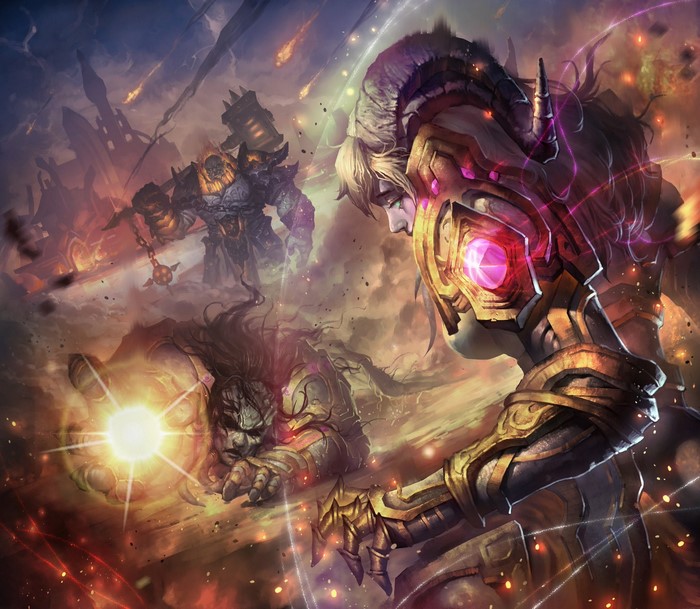 draenei, World of Warcraft, fantasy art, fantasy girl, video game art, Warlords of Draenor, World of Warcraft: Warlords of Draenor, PC gaming, Blizzard Entertainment, video game girls