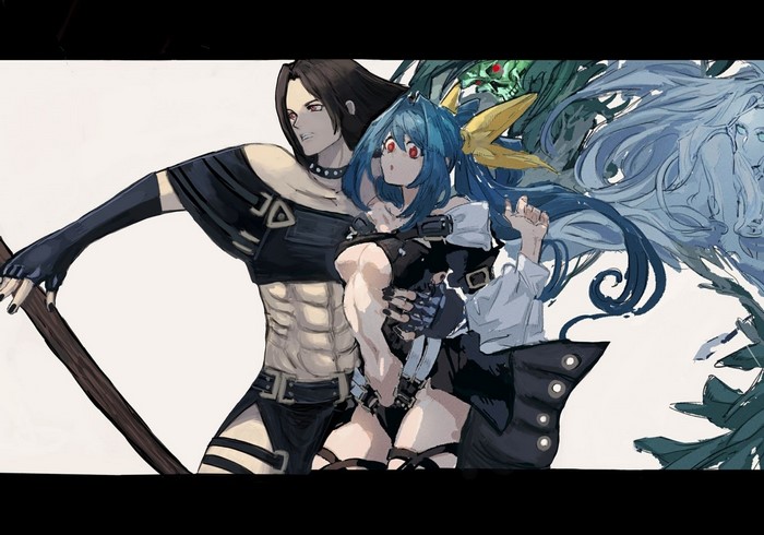 Testament and Dizzy from Guilty Gear