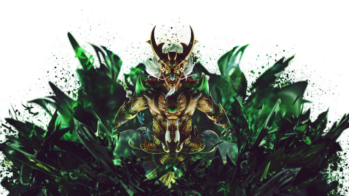 simple background, green eyes, Smite, men, fantasy art, white background, fantasy men, artwork
