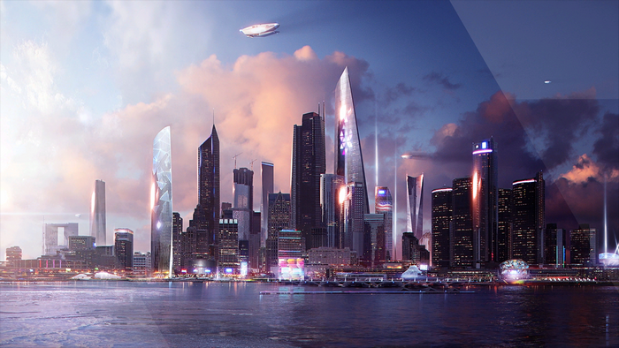 4K, cityscape, futuristic, video games, Detroit become human
