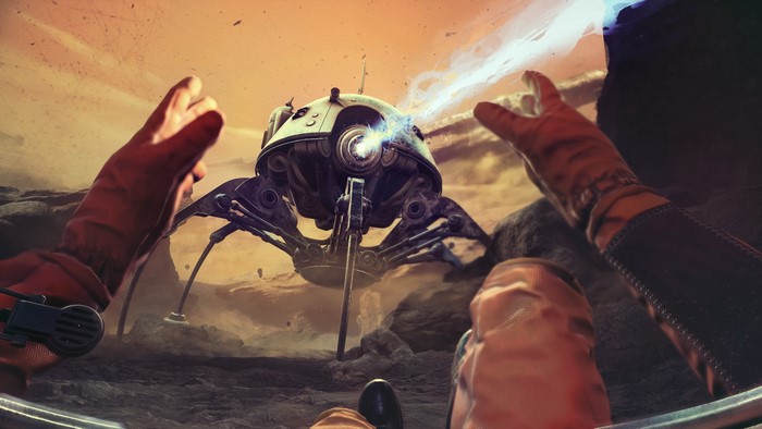science fiction, space, planet, Starward Industries, futuristic, video games, first-person shooter, The Invincible, digital art