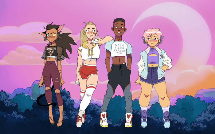 4K, She-Ra Princesses of Power, illustration, She-Ra, cartoon