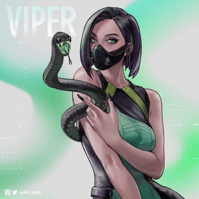 Viper Character Fan Art from Valorant