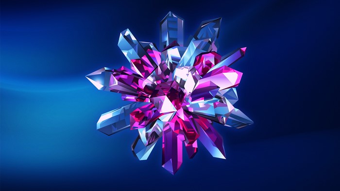 3D, glass, abstract, render