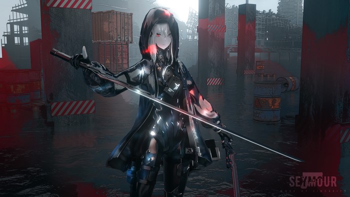 4K, anime girls, anime, heterochromia, Punishing: Gray Raven, Seymour