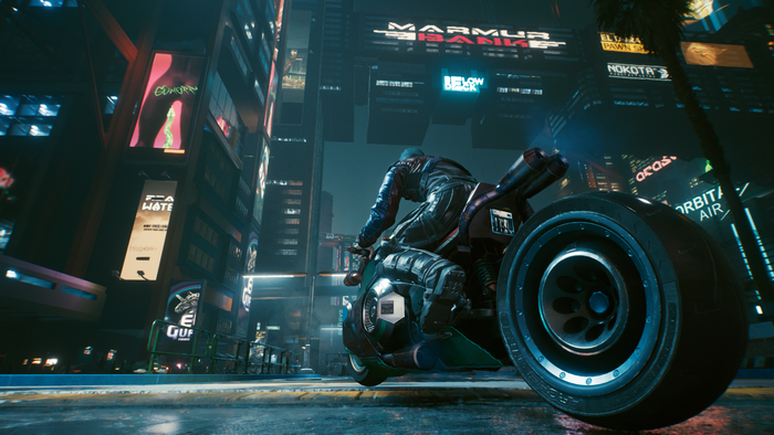 PC gaming, motorcycle, video games, vehicle, Cyberpunk 2077, CD Projekt RED