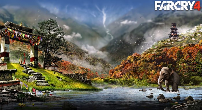 PC gaming, Far Cry 4, video game art, video games