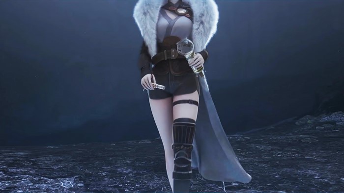 4K, standing, legs, women, anime girls, Ling Long