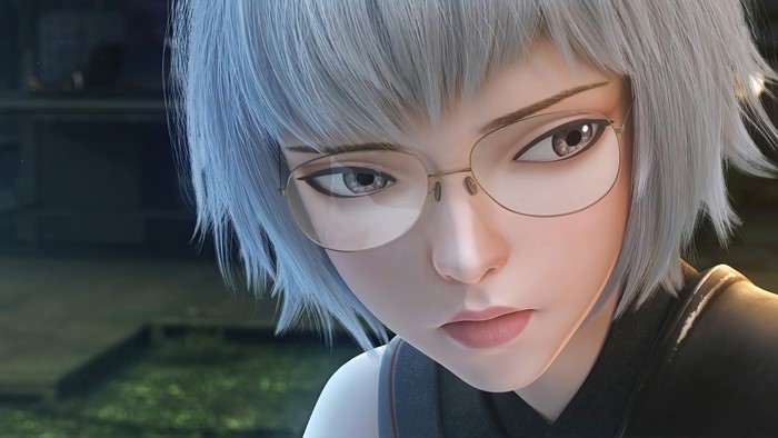 4K, anime girls, closeup, women with glasses, face, anime