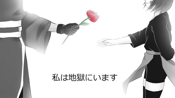 white background, flowers, selective coloring, anime girls, simple background, anime, Boruto: Naruto Next Generations, Naruto Shippuuden, plants, rose