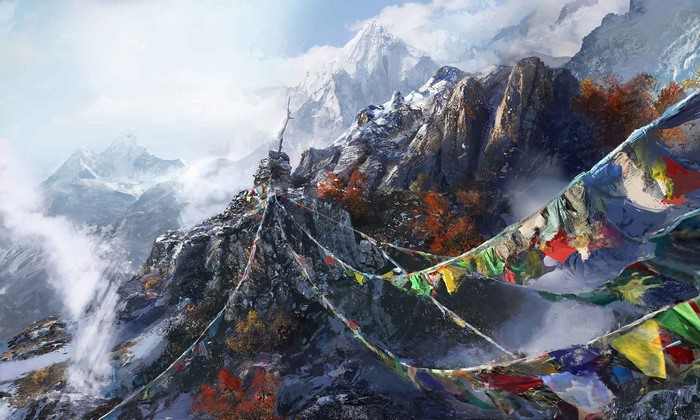 video games, landscape, PC gaming, mountains, Far Cry 4