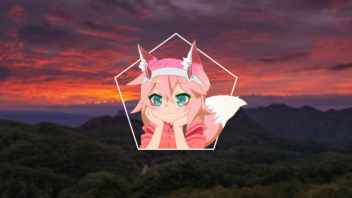 4K, anime, Sewayaki Kitsune no Senko-san, picture-in-picture, Zero Two (Darling in the FranXX), Senko