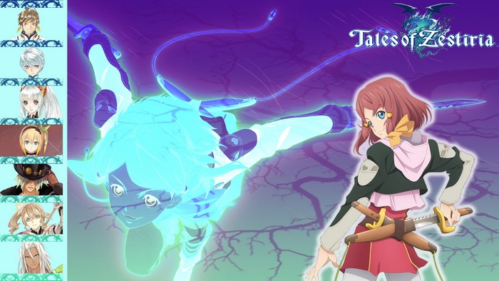 anime, Tales of Zestiria, weapon, anime girls, girls with swords, redhead, aqua eyes, sword