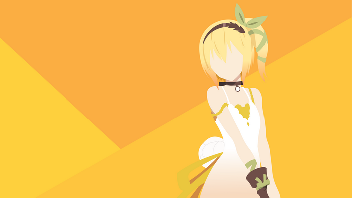 4K, anime, Tales of Zestiria, minimalism