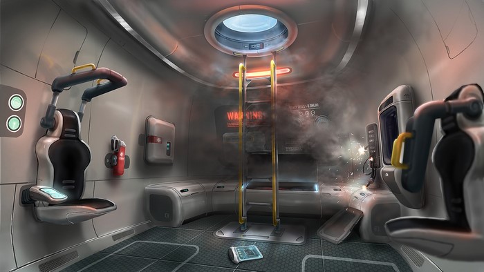 video games, subnautica, PC gaming, video game art