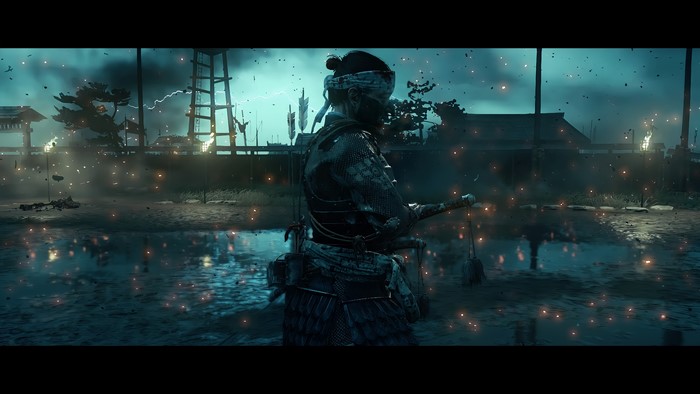 4K, screen shot, Jin Sakai, Ghost of Tsushima, video games, PlayStation, warrior, video game characters, video game man, protagonist, Samurai Warrior, samurai