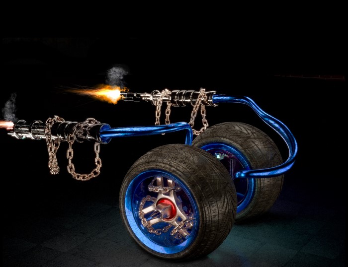 Twisted Metal (Video Game), gunships, truck, 3D, wheels