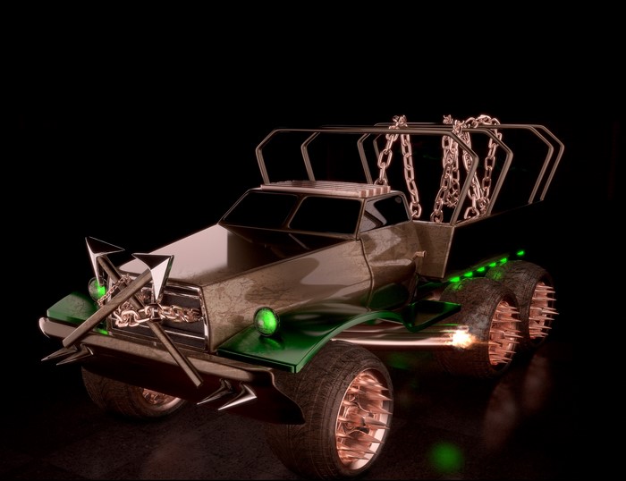 wheels, Twisted Metal (Video Game), truck, 3D, gunships