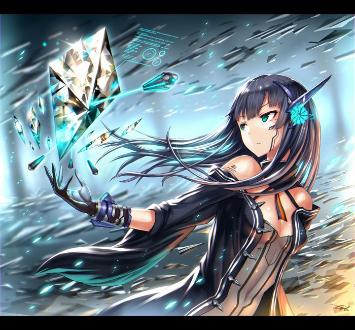 Girl With Weapon, science fiction, anime, GiA