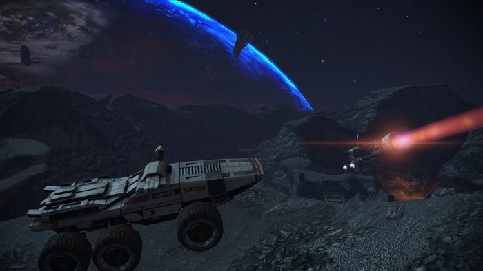 space, Mass Effect, Shepard