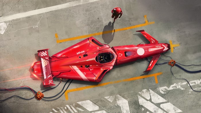 Formula 1, artwork, formula cars, futuristic