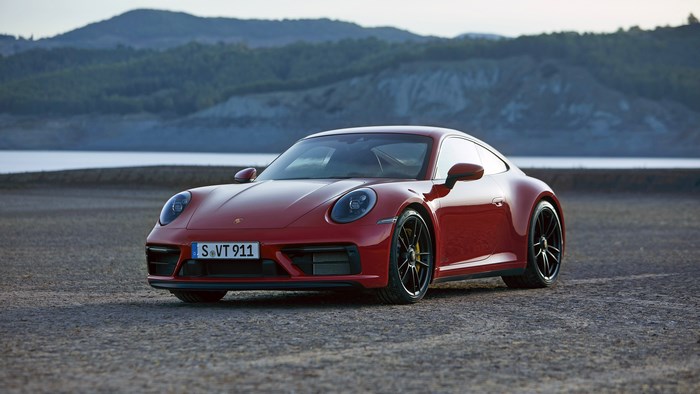 2022 Porsche 911 Carrera GTS Red Sport Car