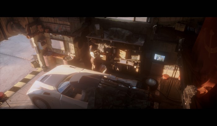 CGI, novelance, car, anime girls