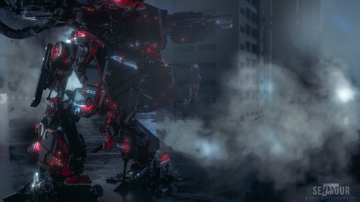 4K, science fiction, Seymour, mech