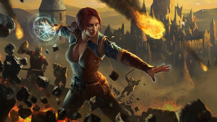 4K, Gwent, Triss Merigold, The Witcher