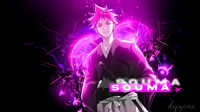 anime, Shokugeki no Souma, anime boys, Yukihira Soma