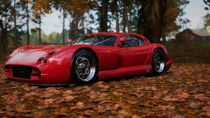 red, car, TVR, Forza Horizon 4, landscape
