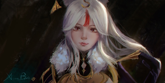Ningguang Genshin Impact Portrait