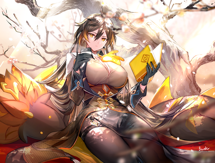 2D, Genshin Impact, Pixiv, anime games, Zhongli (Genshin Impact)