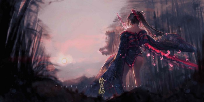 Pixiv, anime, anime girls, 2D, Onmyoji