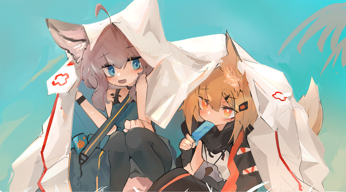 anime girls, Arknights, Sussurro, anime