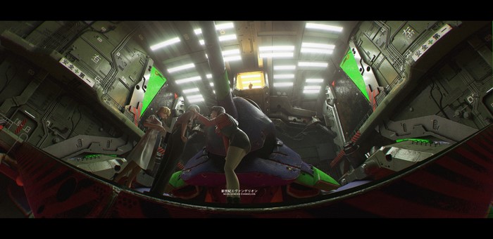 Ritsuko Akagi, Ikari Shinji, Katsuragi Misato, anime, EVA Unit 01, Neon Genesis Evangelion